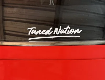 Tuned Nation Sticker (Small)